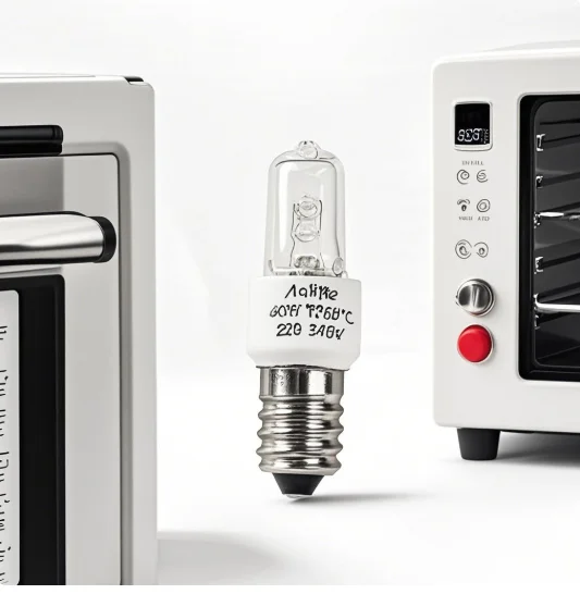 500℃ Resistant Dryer Microwave Light Bulb 25W/40W E14 Oven Light Bulb 220-240V Safe Halogen Oven Lamp High Temperature