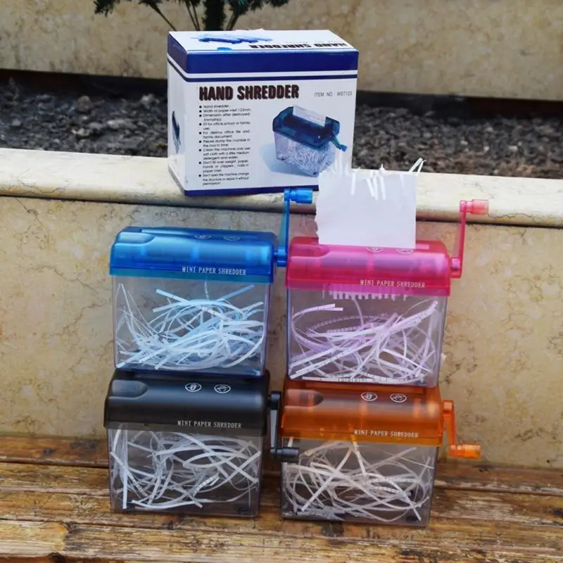 C7AA Mini Manual Portable Handpapier Snijden Kleed Strip-Cut Machine Office Teaching Supplies Duurzame snijder