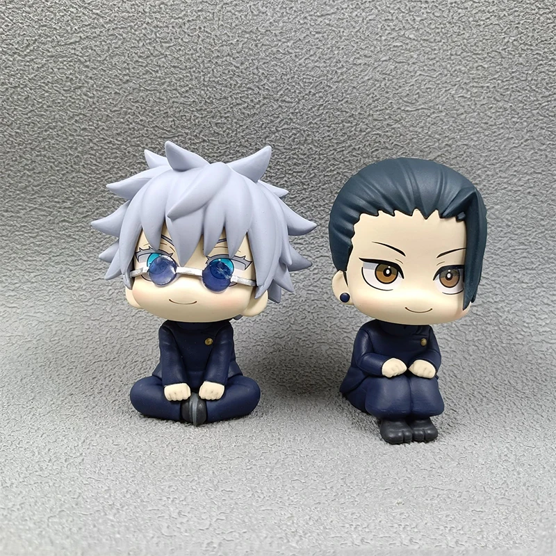 Anime Jujutsu Kaisen Figures Wutiao Wu Xia Youjie Handmade Doll with Tiger Wand In Hand Q Version Anime Model PVC Collection Toy