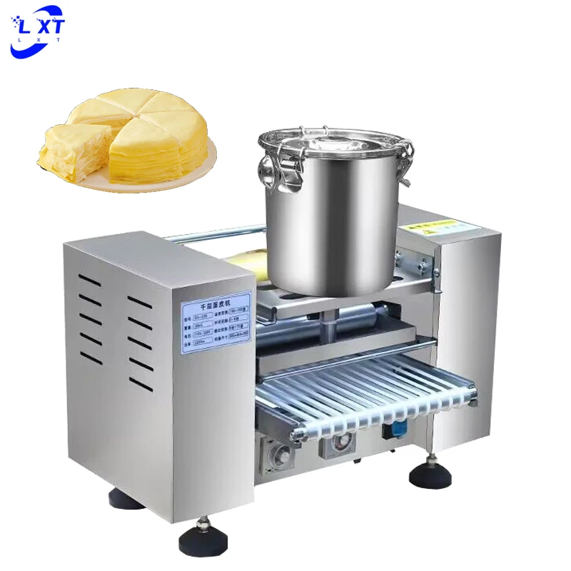 Automatic Cake Crepe Making Machine Commercial Thousand Layer Pancake Skin Making Machine