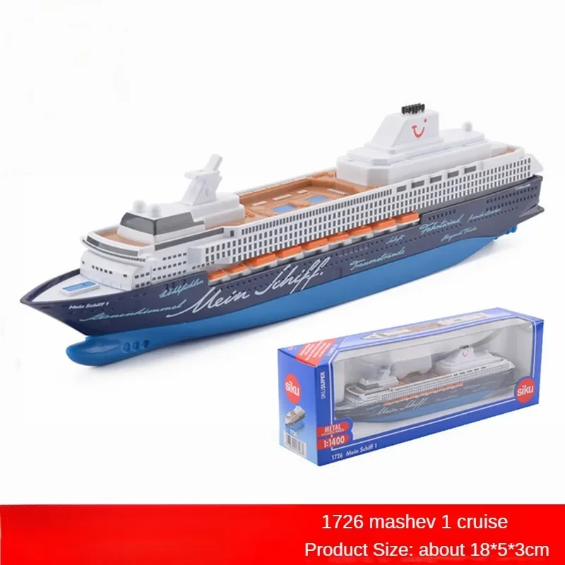 Simulation Alloy Ship Model Queen Mary Aida Cruise Ship Meshiv 3 Cruise Ship Speedboat Model Toy Ornaments Gift Collection