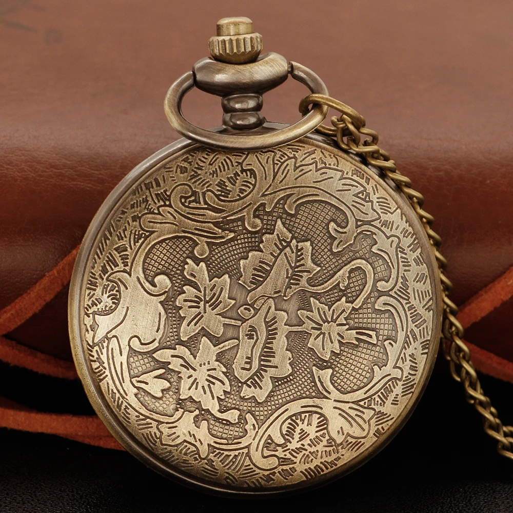 جديد ريترو برونزية الحشرات القديمة الرعب تحلق الحشرات ساعة جيب كوارتز الرجال والنساء قلادة ساعة Steampunk موضة هدية #3