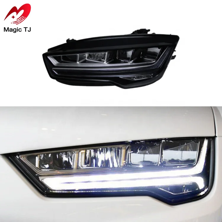 2012 2013 -2016 Audi A7 Specific LED Headlight Assembly Replacement Modified All LED Water Old to New Headlights & Tail Lights