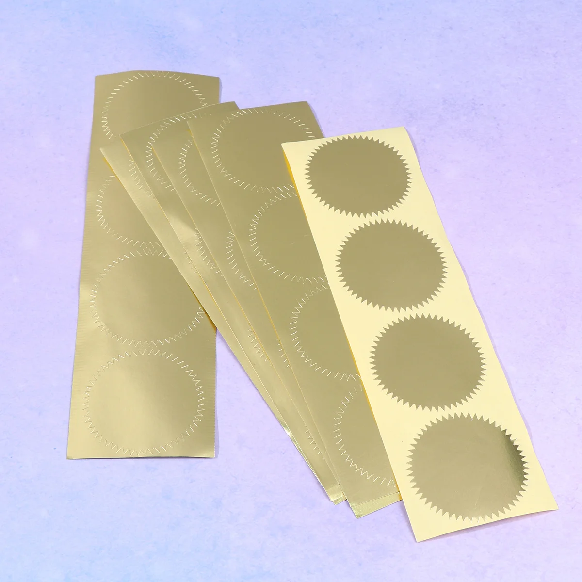 

40pcs Round Sealing Stickers Self-Adhesive Jagged Lace Label Paste For Diy Scrapbook Candy Bag Decoration Tag Notebook