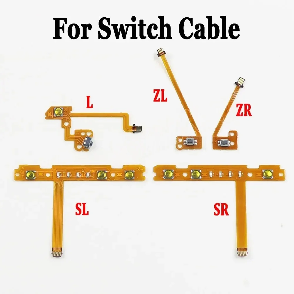 1Pc Left Right JoyCon Replacement ZL ZR L SL SR On Off Volume Button Key Ribbon Flex Cable For Nintend Switch JoyCon Controller