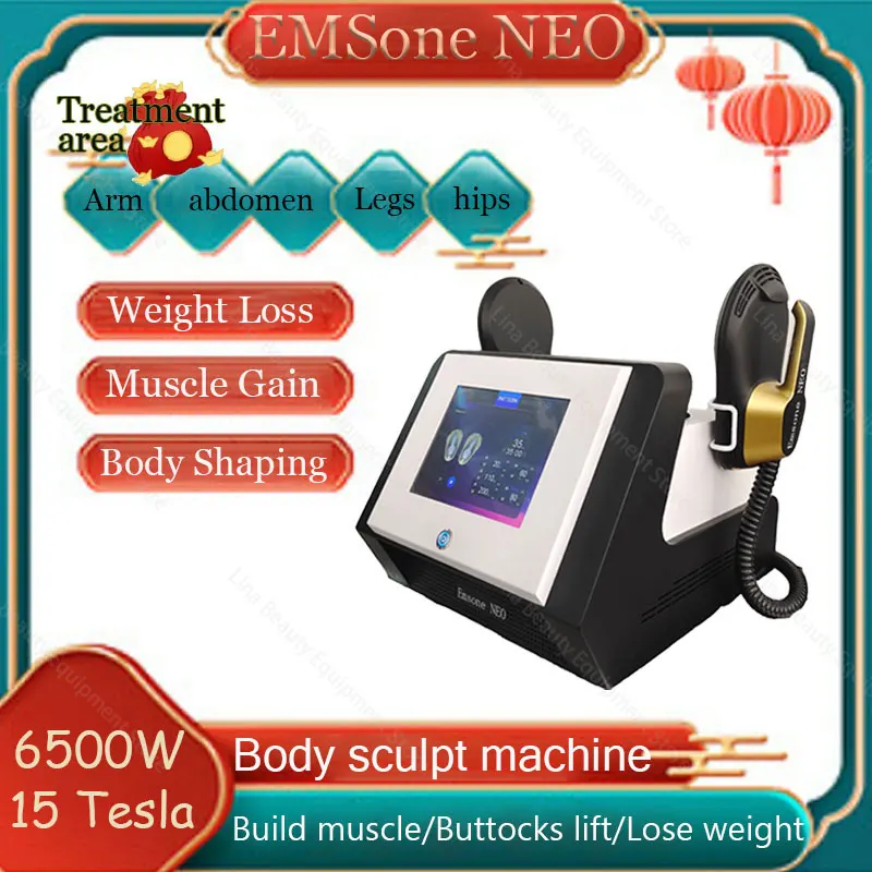 2025 EMS Massage Body Shaping EMSone NEO 6500W 200Hz RF Fat Removal Machine Electromagnetic Muscle Stimulation Machine