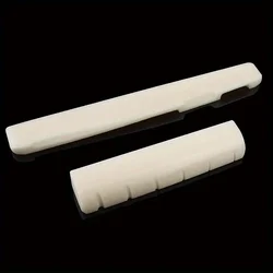 2pcs/set Acoustic Guitar Bone Bridge Saddle and Nut