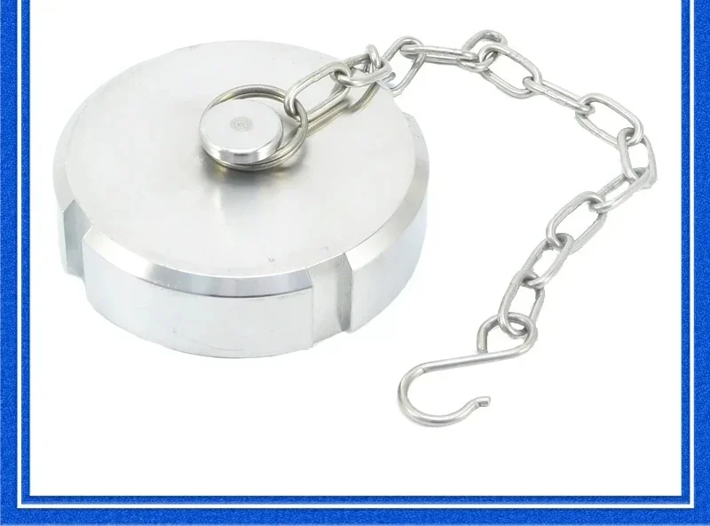 304 SMS DIN stainless steel/union blind cover/round thread/German standard/internal thread/T-type/threaded plug