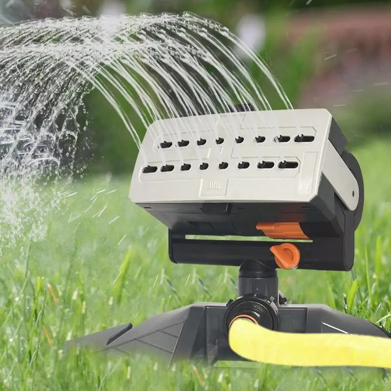 

Lawn Sprinklers Automatic Swing Water Sprinkler With 4 Spray Modes Flow Adjustable, Lawn Irrigation System for Yard Garden Water