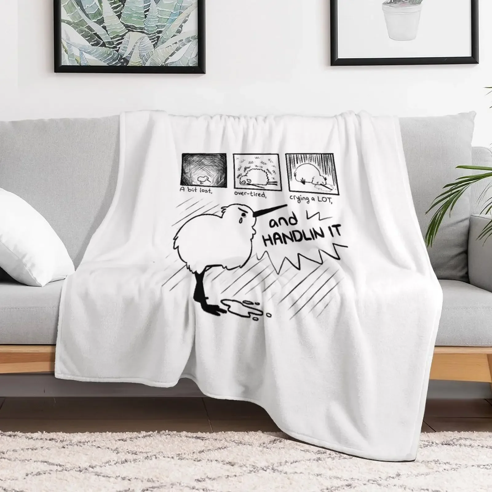 

HANDLIN IT Kiwi Bird Comic Throw Blanket christmas decoration Thins Luxury Throw decorative Blankets Summer Beautifuls Blankets