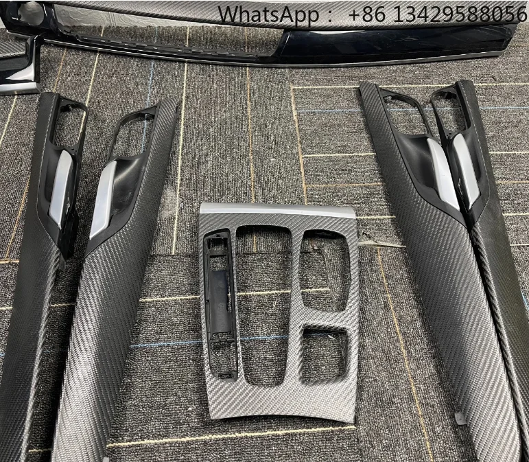 X6 F16 Carbon Fiber Interior Panel Upgrade and Modification Original Car Parts Genuine Carbon Upgrade Replacement Installation
