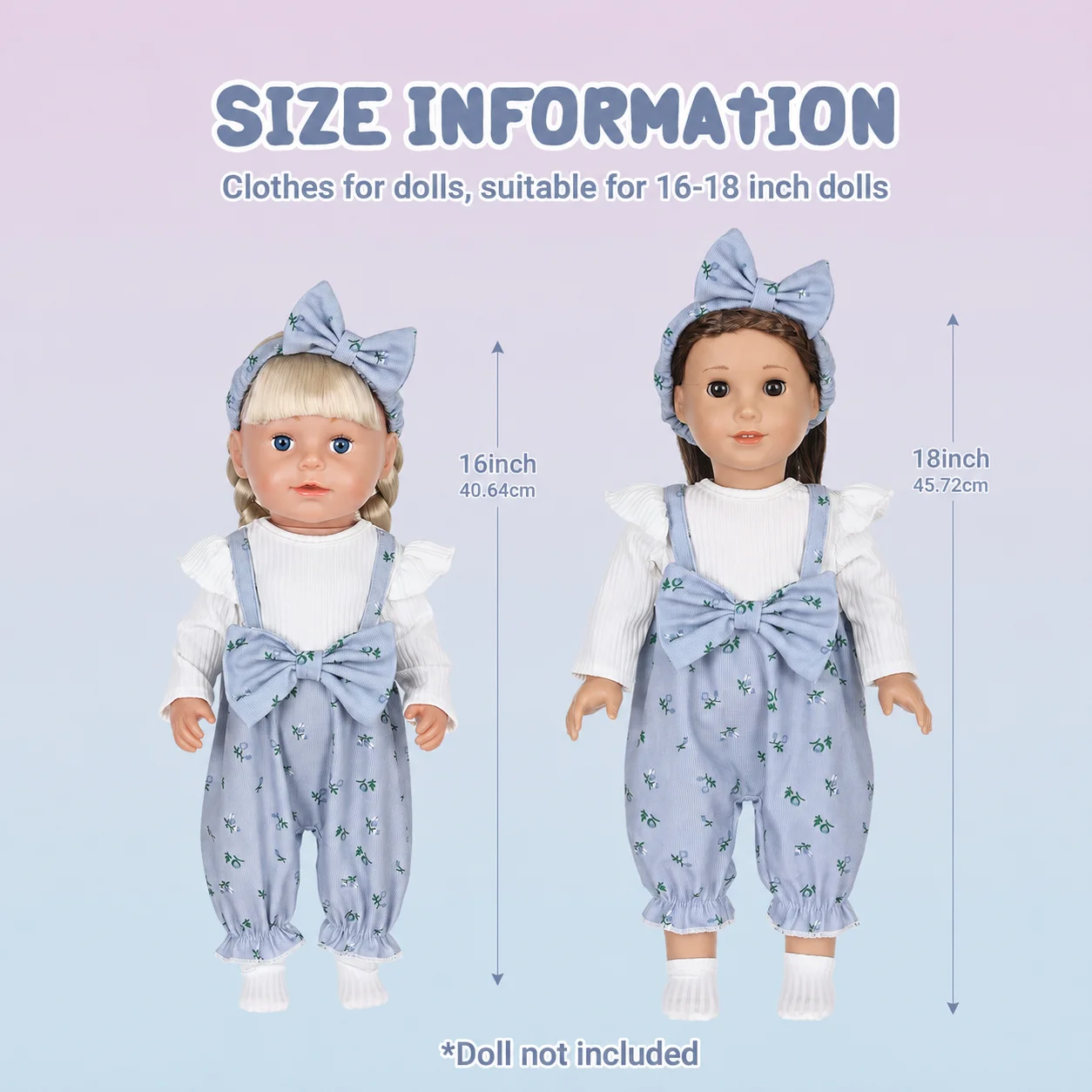 Vestiti per Bambole da 16-18 P - Baby Clothing Jumpers recensione e prezzo