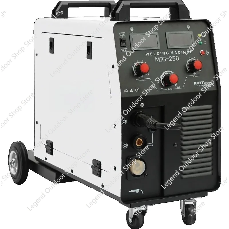 250DP 220V Single Phase Digital Signal Control Synergic Double Pulse Welding Mig MIG/TIG/MMA Multifunction Welder