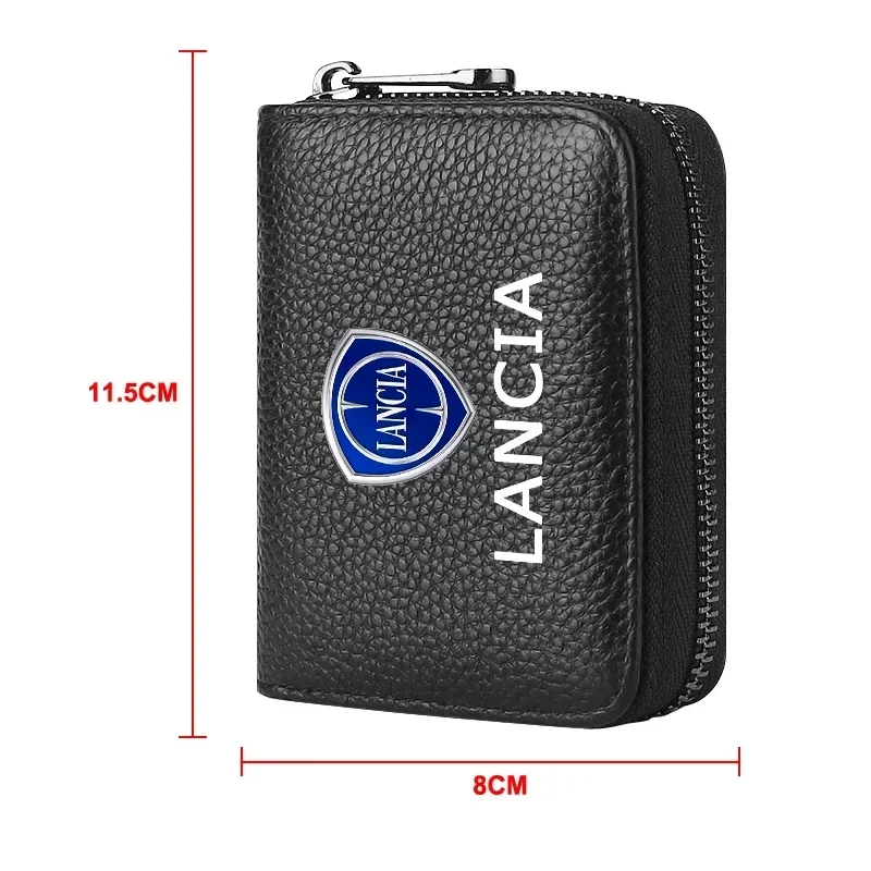 Driver License Holder Card Bag Driving ID Passport Card Wallet For Lancia Logo Ypsilon Kappa Delta 3 Thesis Phedra Musa Voyager