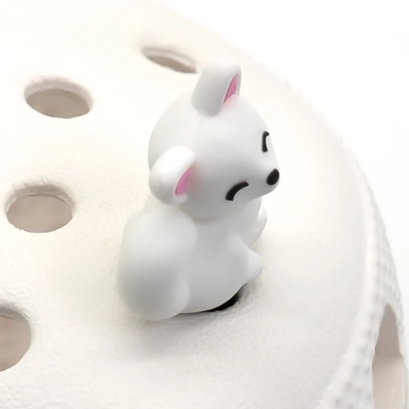 1 Stück 3D-Schuhcharms für Kinder, Panda, Katze, Gans, Koala, Tierpins, Niedliche Schuhaccessoires und Dekorationen für Damen und Herren, Clog-Schnallen – Detail 3