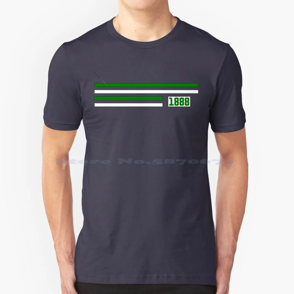 Fc-Since 1888 T Shirt 100% Cotton Tee Fc Glasgow Jock Stein Irish Scottish Scotland Ireland Bhoys Hail Hail Paradise Park