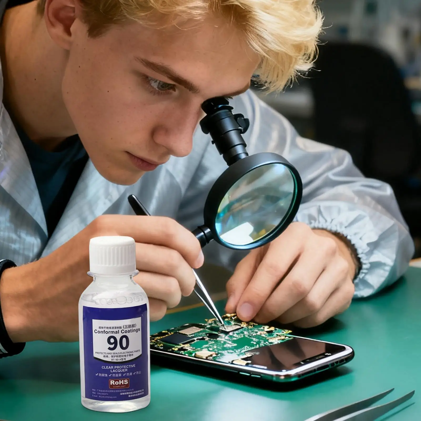 100ml Electronic Repair Conformal Paint PCB Board Protective Paint Quick-drying Clear Circuit Board Potting Sealant