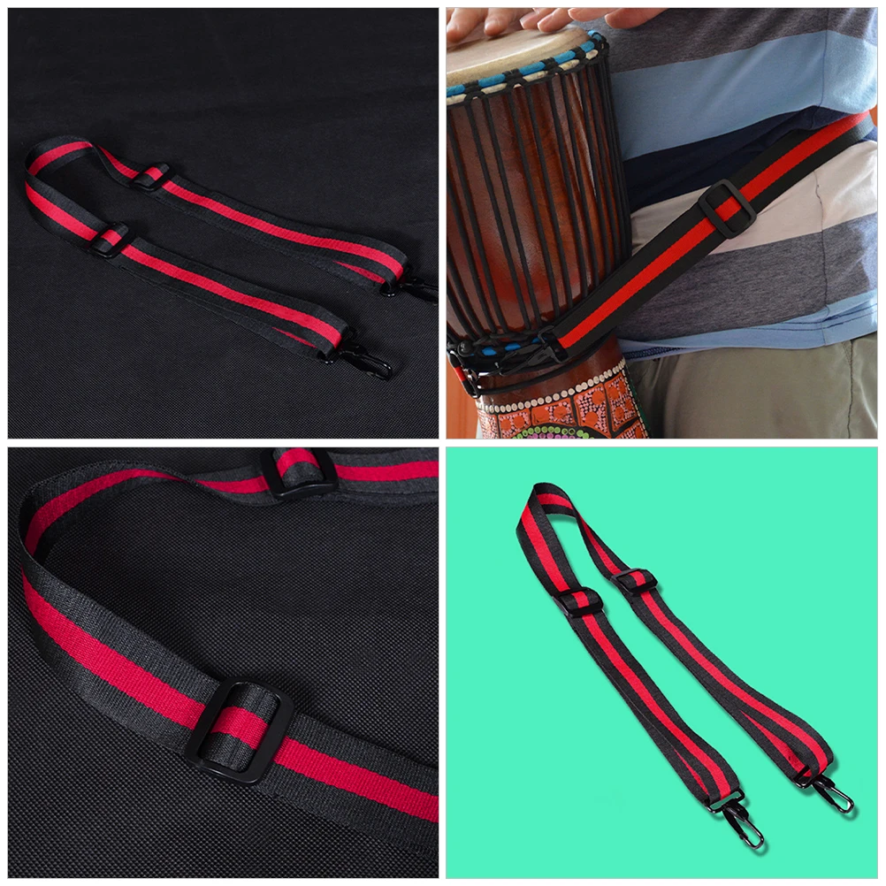 

Djembe Strap Drum Parts Accessories Belt Zinc Alloy Adjustable Shoulder Replacement