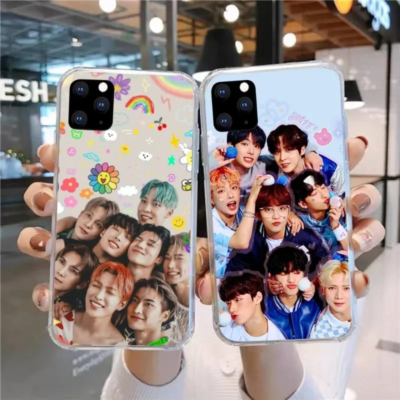 KPOP A-ATEEZ Smart Phone Case for Huawei P50 P40 P30 Pro Mate 40 30 Pro Nova 8 8i Y7P Honor Clear Phone Cover Funda