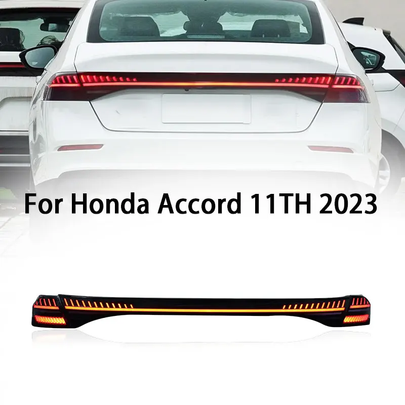 Led Door Achterlichten Voor Honda Accord 11G 2023-2024 A7 Stijl Volledig Led Achterlicht Dynamisch Richtingaanwijzer Achterlicht Achterlampeenheid