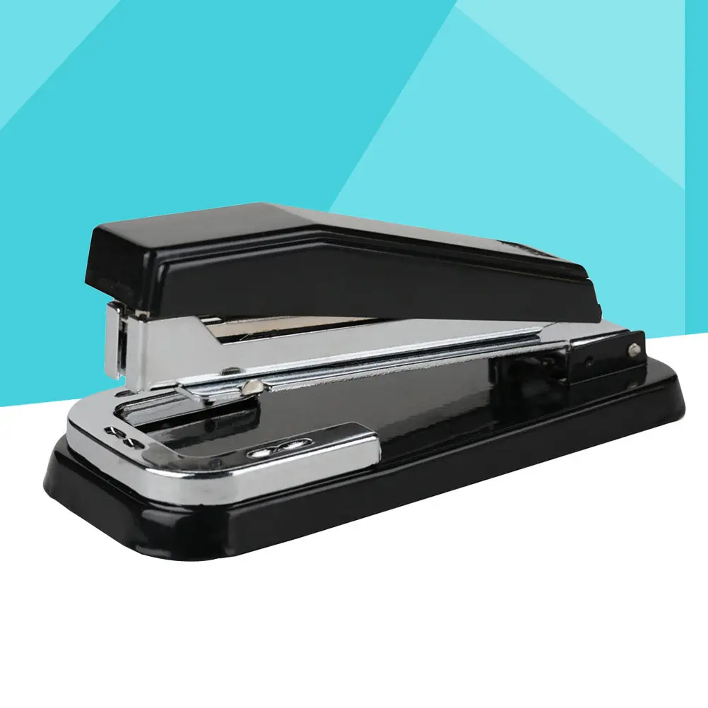 Desktop Stapler with 360 Rotation Premium Material Elegant Minimalist Design No Staples Required Office School Home Workspace