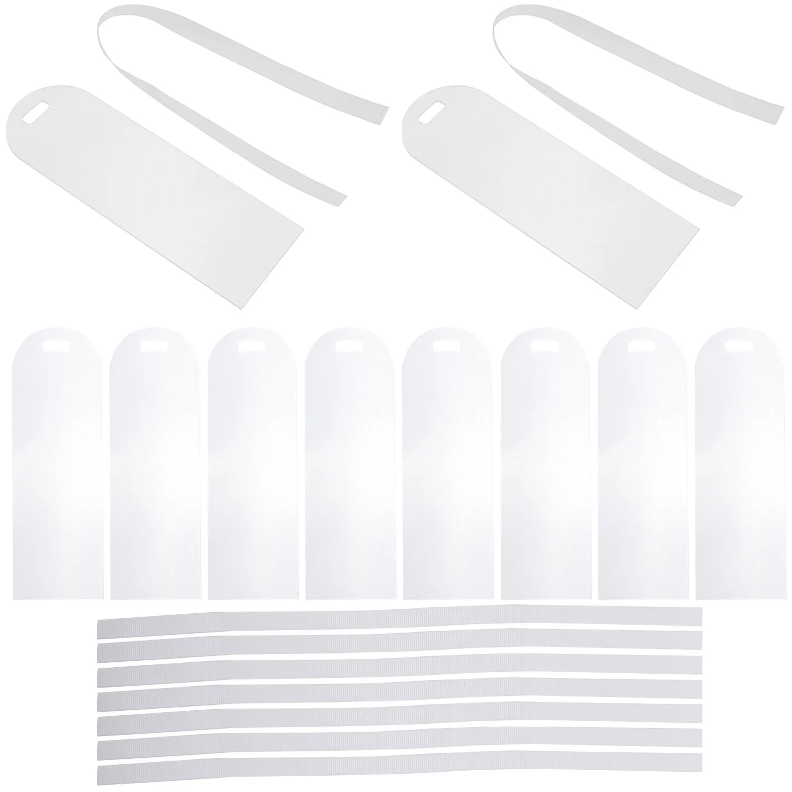 10 قطعة الإشارات المرجعية الاكريليك فارغة مستطيلة علامات الصفحة الشريط تصميم DIY بها بنفسك لوازم القراءة هدية لمحبي الكتاب #4