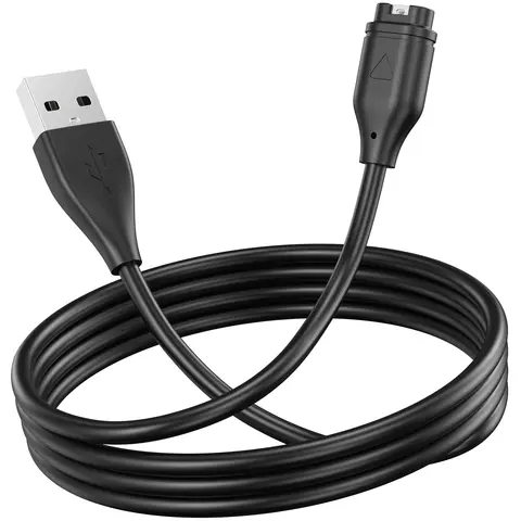 50/100cm USB Charging For Garmin Fenix 5/6/7 Instinct/Venu 2/Vivoactive 3/Quatix 6/D2 Air/Vivomove 3/Approach S62 Watch Charger