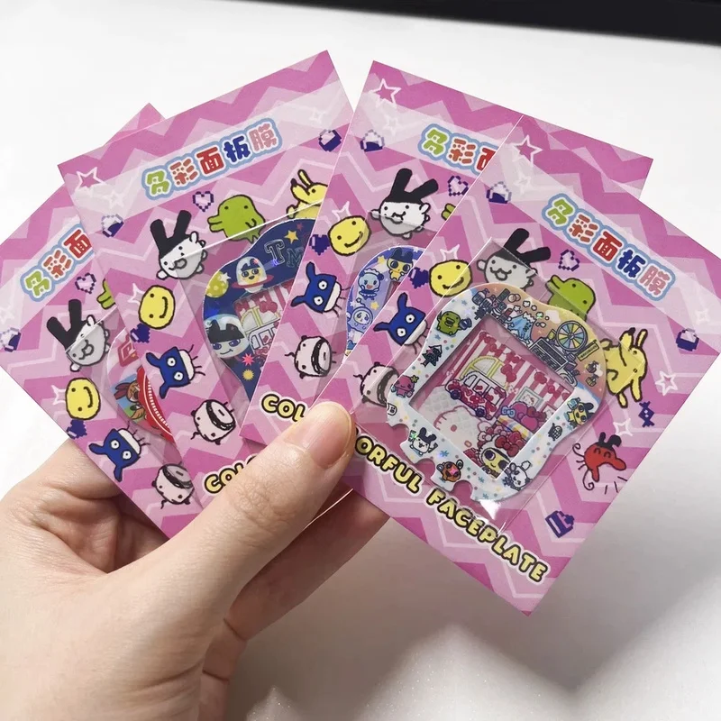 In Stock Tamagotchi Uni Faceplate Silicone Protective Film Kawaii Stickers Hello Kitty Tamagotchi Ornament Protective Shell Gift