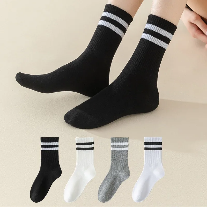 5 أزواج من الجوارب الثقيلة للرجال والنساء، جوارب رياضية للجري، صالة الألعاب الرياضية، رسمية، 5 عبوات