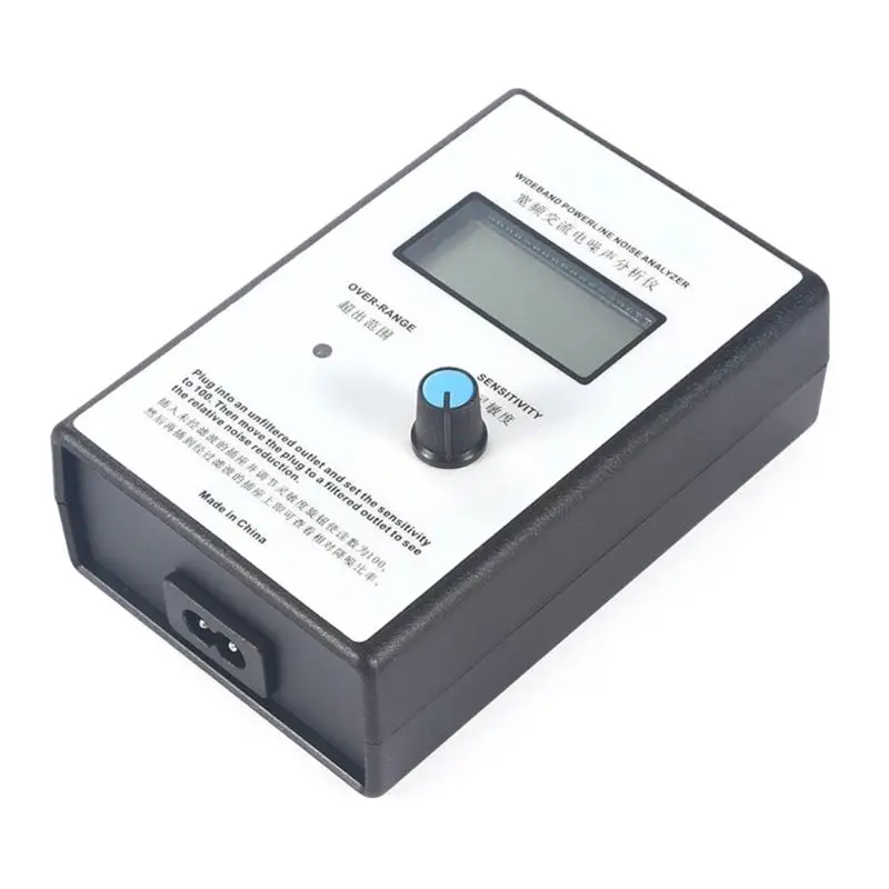 

Measure Instrument Broadband Power Line Noise Analyzer LCD Display Noise Tester Dirty Electricity Meter US/EU Plug