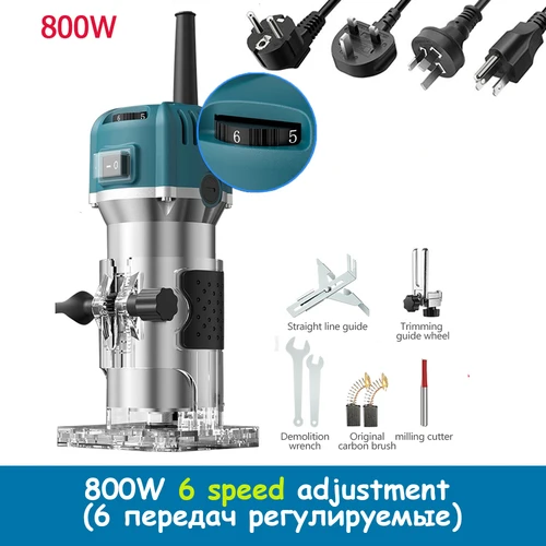 Recortadora eléctrica para carpintería,fresadora para madera, grabado, ranuradora, máquina de corte, enrutador, envío directo