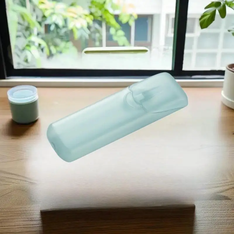 Clear Compact Portable Storage Case Lightweight Travel Box Multi Purpose For Cotton Swabs Toothpicks Kitchen Outdoor Daily Acces
