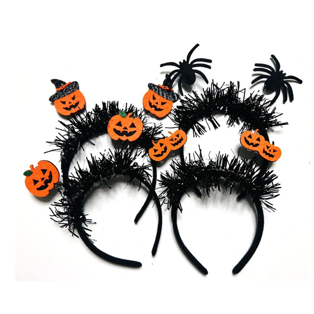 

Halloween Pumpkin Headband Ghost Festival Decoration Pumpkin Spider Kids Head Band Halloween Masquerade Costume Pimpkin Hairband