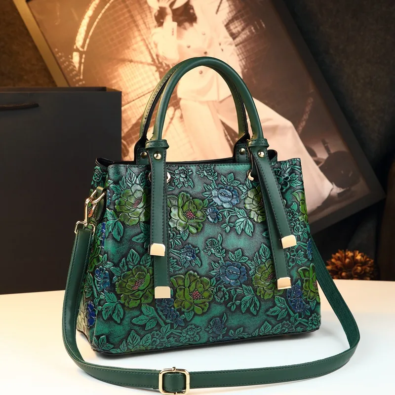 Luxury women's handbag, high-end Mother's Day shoulder bag, 2026 new model, large-capacity handbag middle-aged and elderly