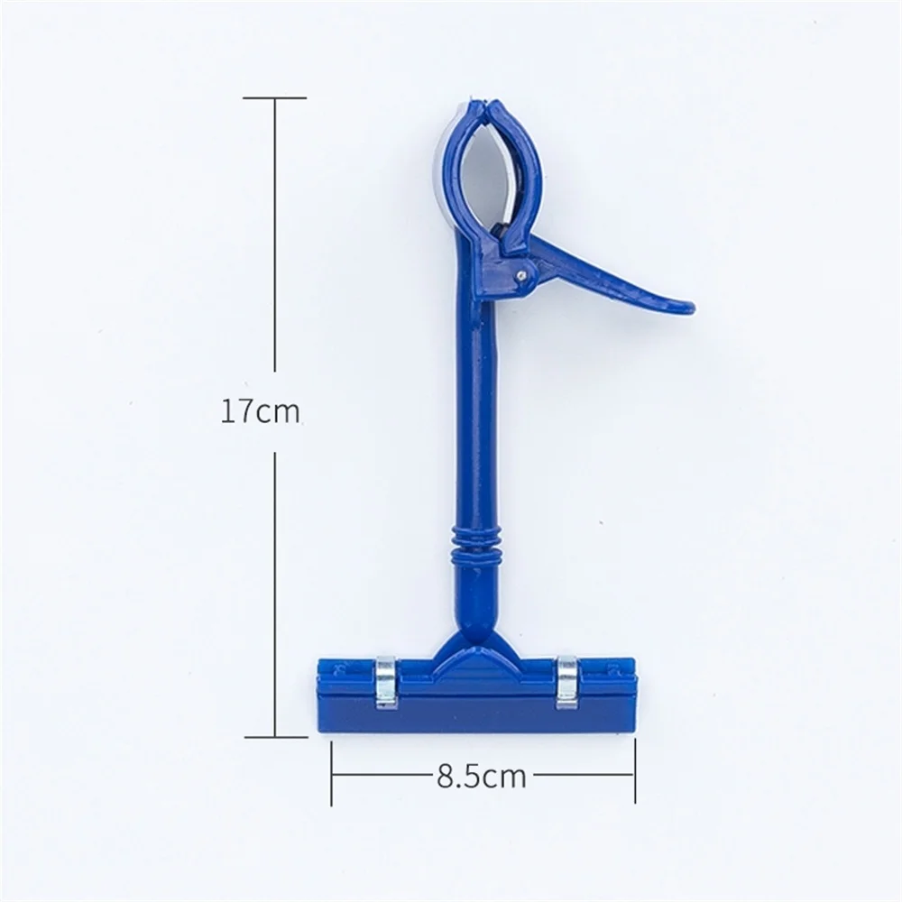 

New Arrival Supermarket Pop Mechanical Clip/double Head Ad Clip/universal Manipulator Clip/advertising Promotion Label Clip