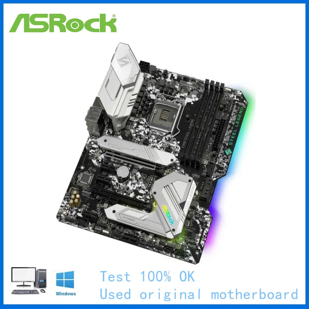 Z390 Steel Legend-moederbord LGA 1151 DDR4