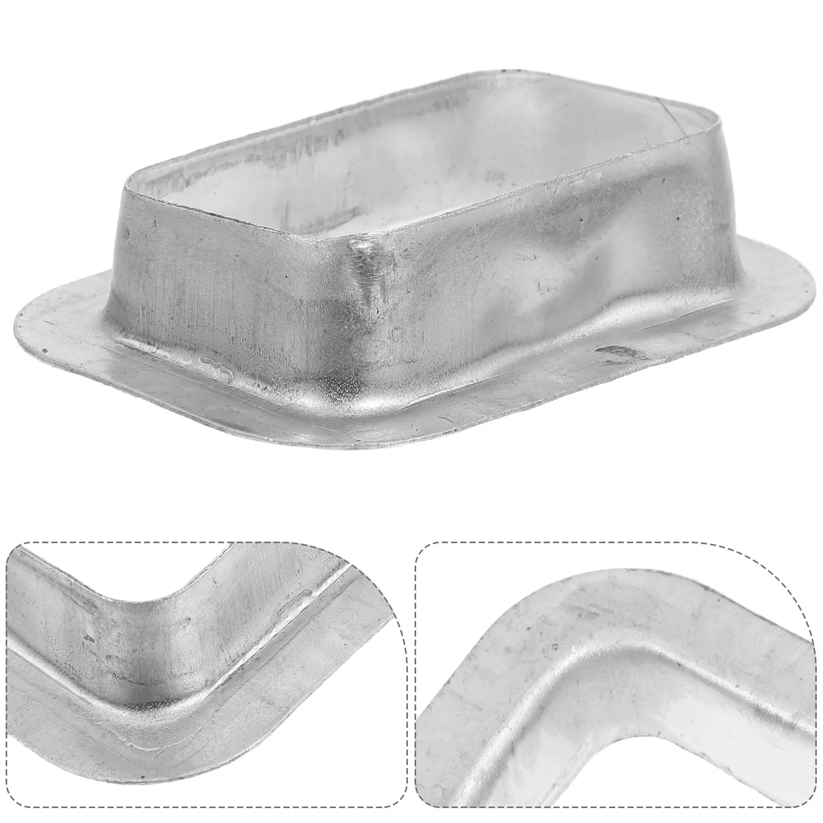 Rain Gutter Drain Outlet Aluminum Alloy Wear Resistance Replacement Part Gutter System Adapter Roof Rainwater Drainage Accessory