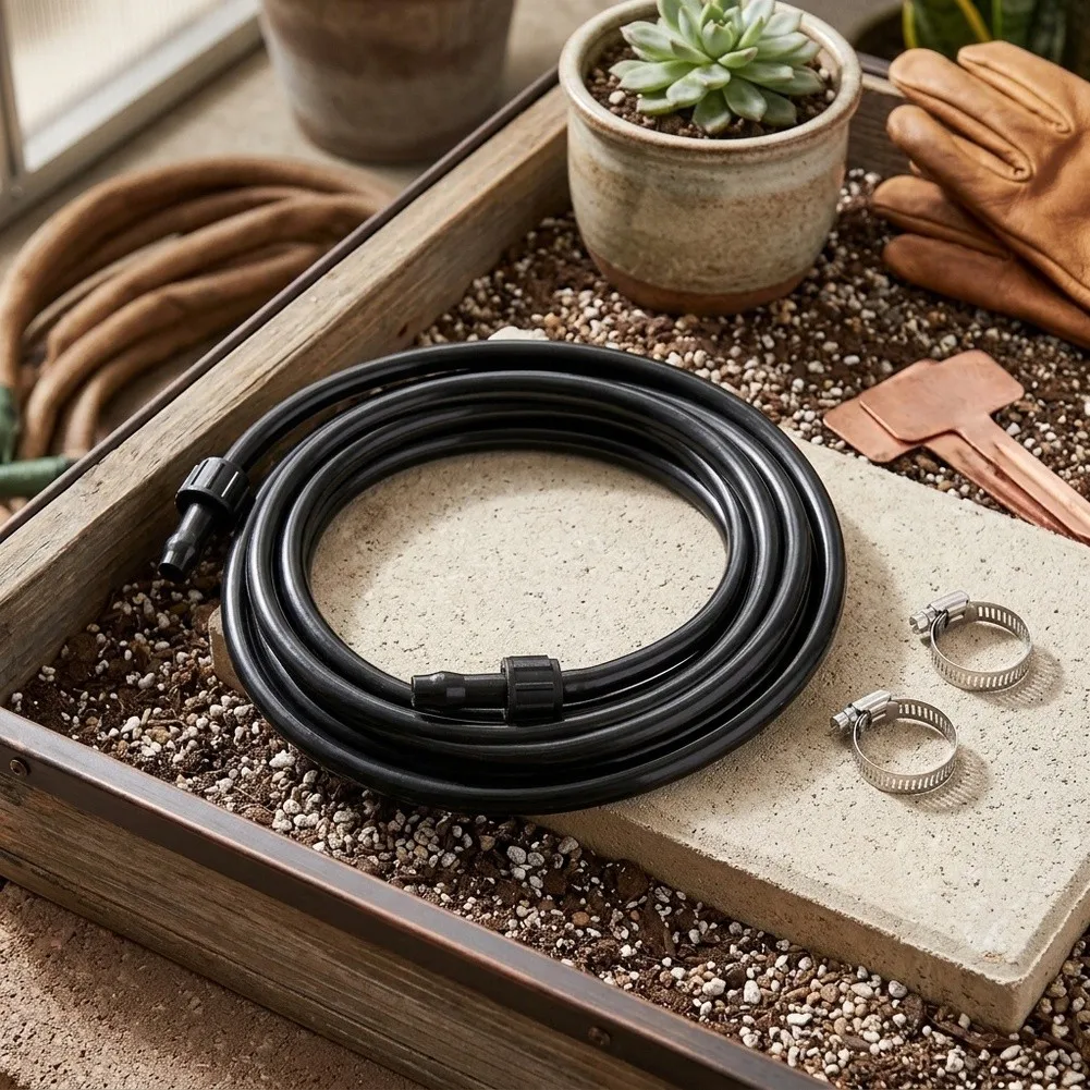 47.24 inch PVC Replacement Hose for Garden Sprayer Systems Including Backpack Electric Sprayers and Outlet Screw Pump Devices