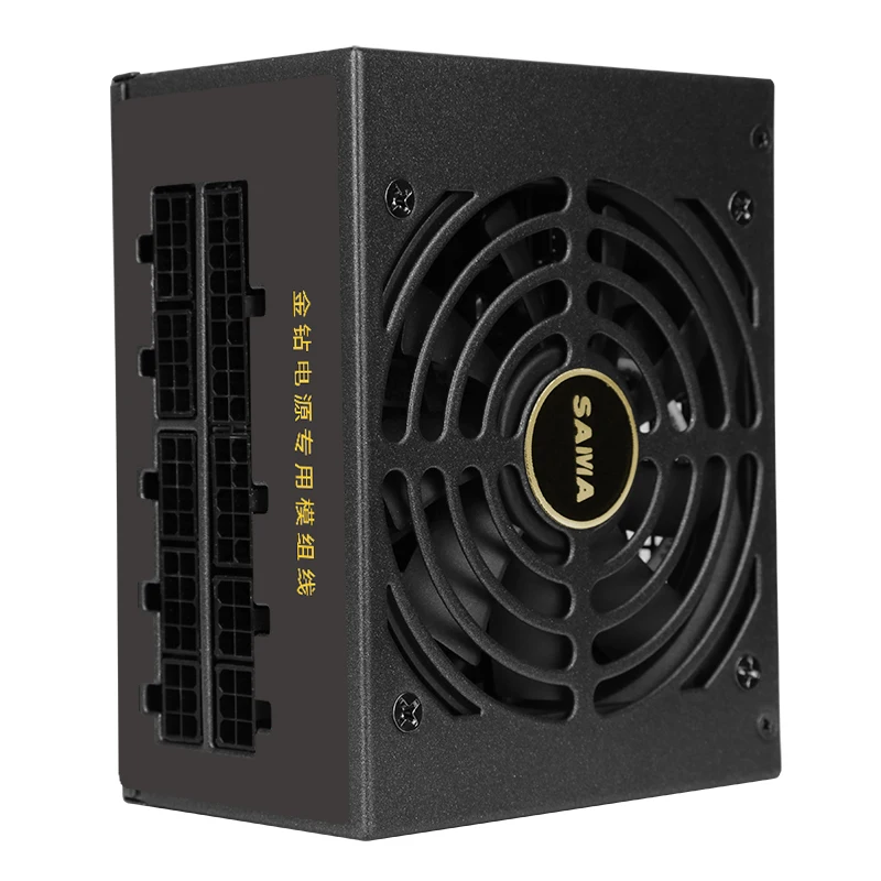 Fuente de alimentación SAMA 550W 650W SFX PSU, fuente de alimentación Modular completa 80PLUS Gold Medal/PFC activo/ventilador de refrigeración/para fuente de alimentación ITX M-ATX