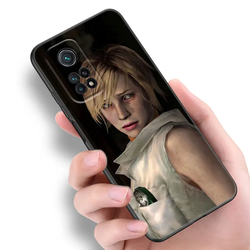 Horror Game Silent Hill Phone Case For Xiaomi Mi 9 SE 8 10 10T 11 12 13 Lite 9T 11T 12S 12T 13T Pro 11i 12X Black Silicone Cover