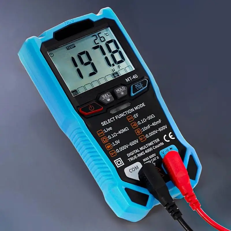 02DC Multifunctional Digital Multimeter Voltmeter Suitable for Comprehensive Electrical Testing in Industrial & Homes Setting