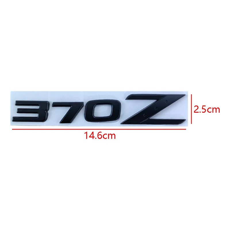 3d Metal 350Z Logo 370Z Letters Badge Car Trunk Door Side Sticker Decal 350Z Emblem 370Z Sticker Accessories