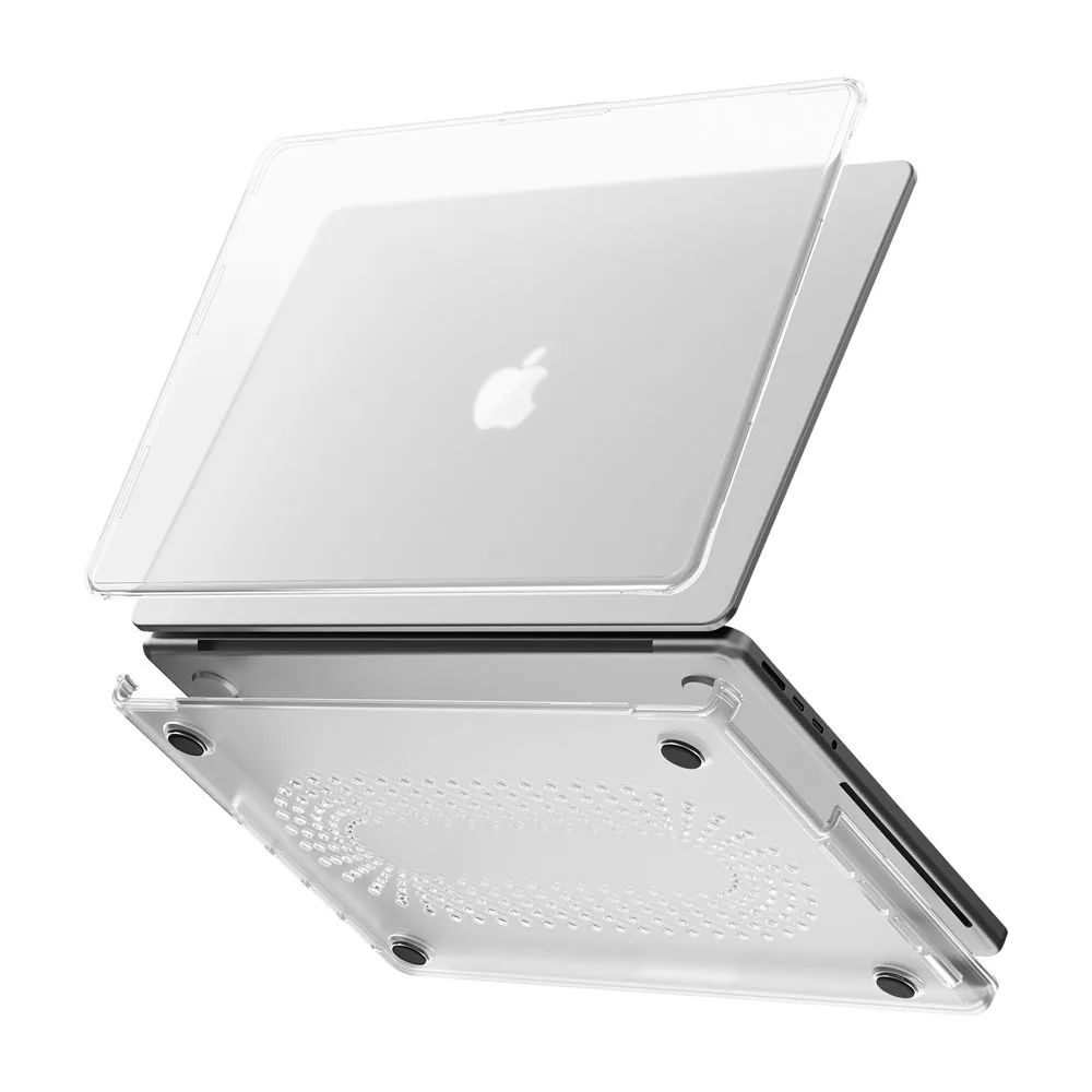 For MacBook Pro 14 inch Case for M1/M2/M3/M4/M5 Pro 2021-2025 PC+TPU Shell Funda A3112/A3185/A3401/A3434 Laptop Accessory Cover