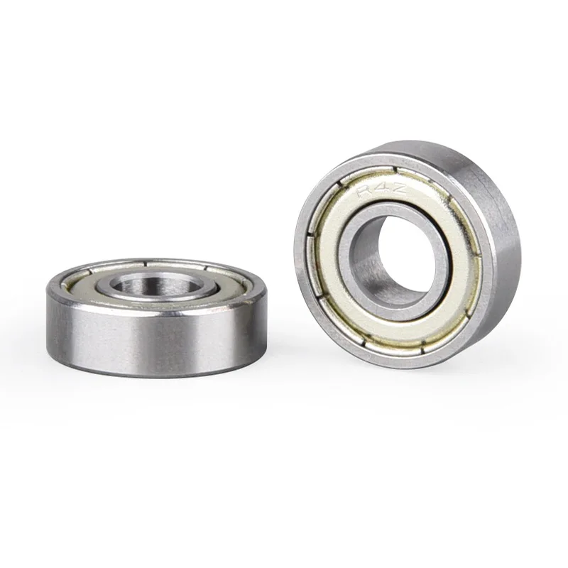 4pcs R4ZZ R4 Motor Bearing Roller Wheel Bearings Deep Groove Ball Pulley Wheel