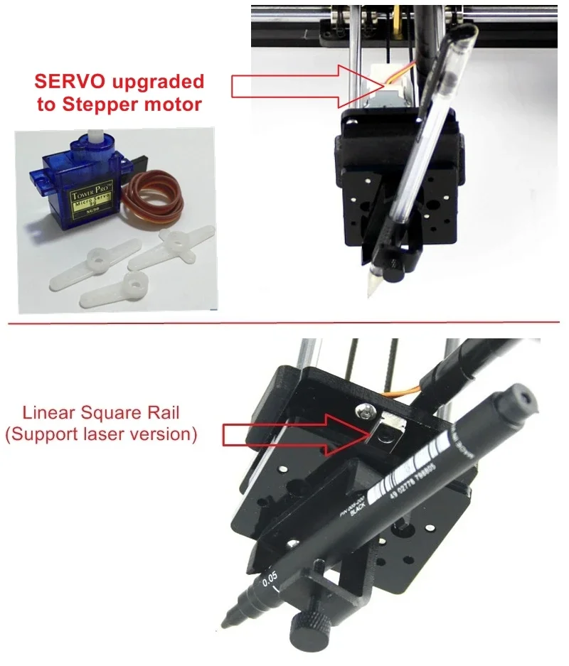 Desktop A4  XY-plotter Drawing Robot Support  Slideway Moving 3 Axis Stepper Motor Vesion with Base Bottom Plate Kits