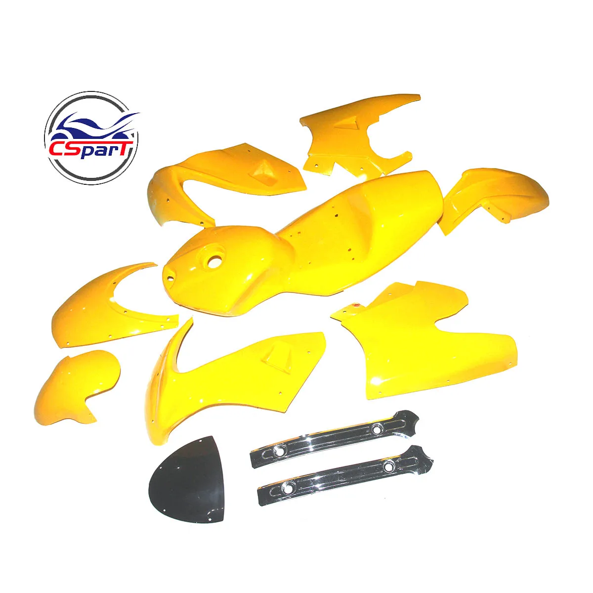 Kit de carenado de plástico, cubierta protectora de placa de guardabarros para Mini Moto, cuerpo de bicicleta de bolsillo, 47CC, 49CC, Mta2, A2
