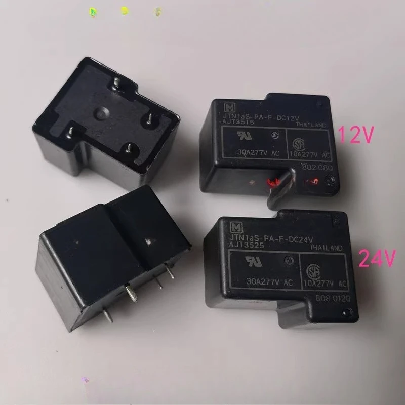 

5 шт./лот JTN1aS-PA-F-DC12V JTN1aS-PA-F-DC24V реле 4-контактное 30А комплект нормально разомкнутых