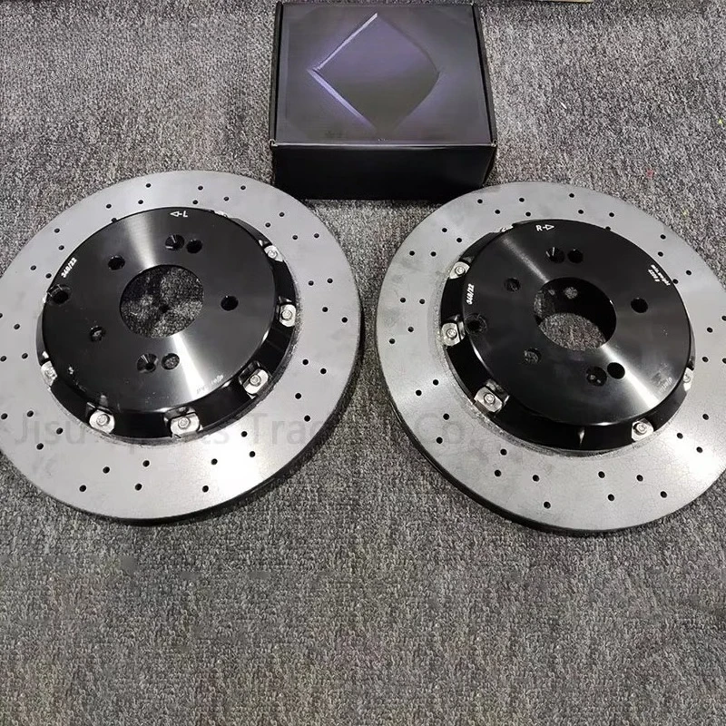 OEM Upgrade Rear Carbon Ceramic Disc Long Fiber Brake Discs STOPART 340MM CCB Brake Rotor Pads for 2018 Stinger GT
