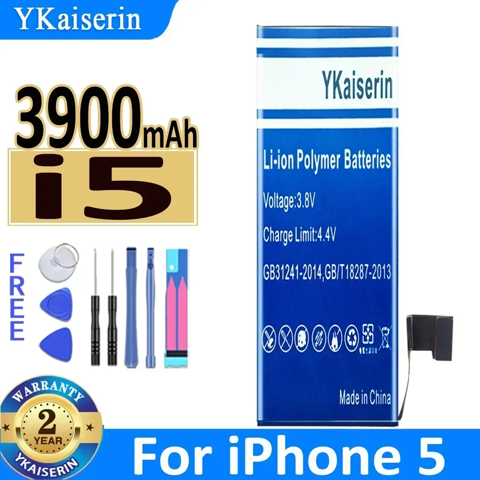 YKaiserin Battery For iPhone 11 8 7 6 6S 5 5S 5C 4S 3G 3GS X XR XS Max SE 2020 XSMax SE2020 SE 2 SE2 Mobile Phone Batterij