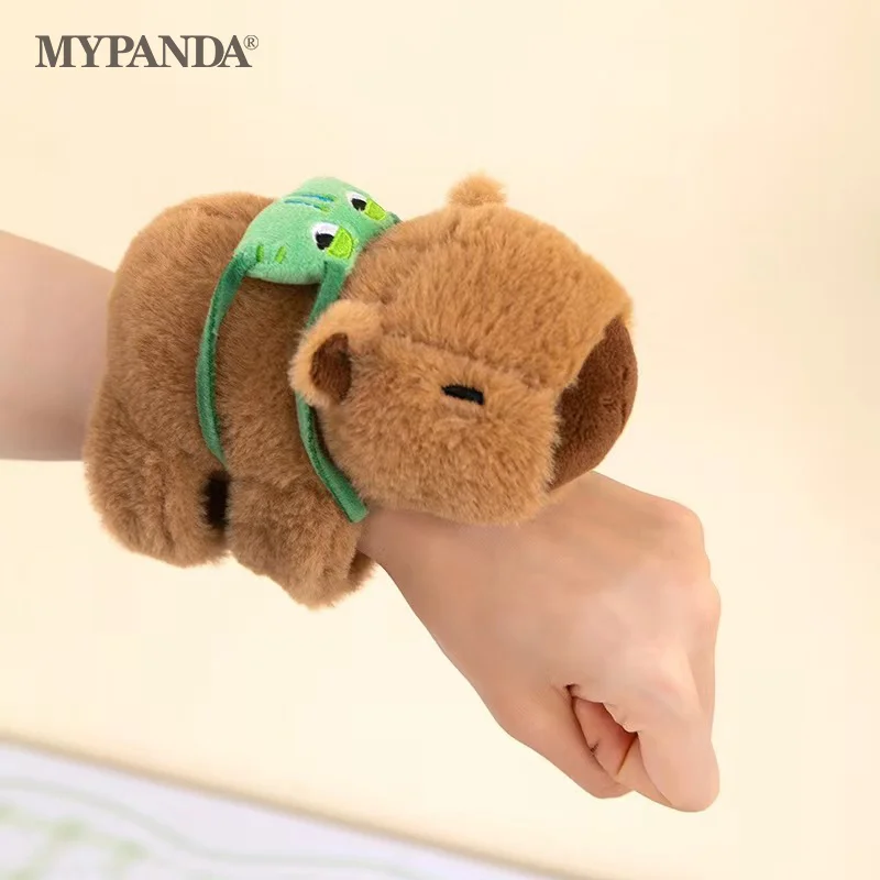 

Kawaii Capybara Plush Doll Water Dolphin Doll Doll Doll Wrist Snap Ring Toys Plush Toys